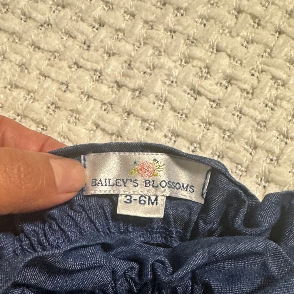 Stylish Navy Diaper Cover with Ruffles